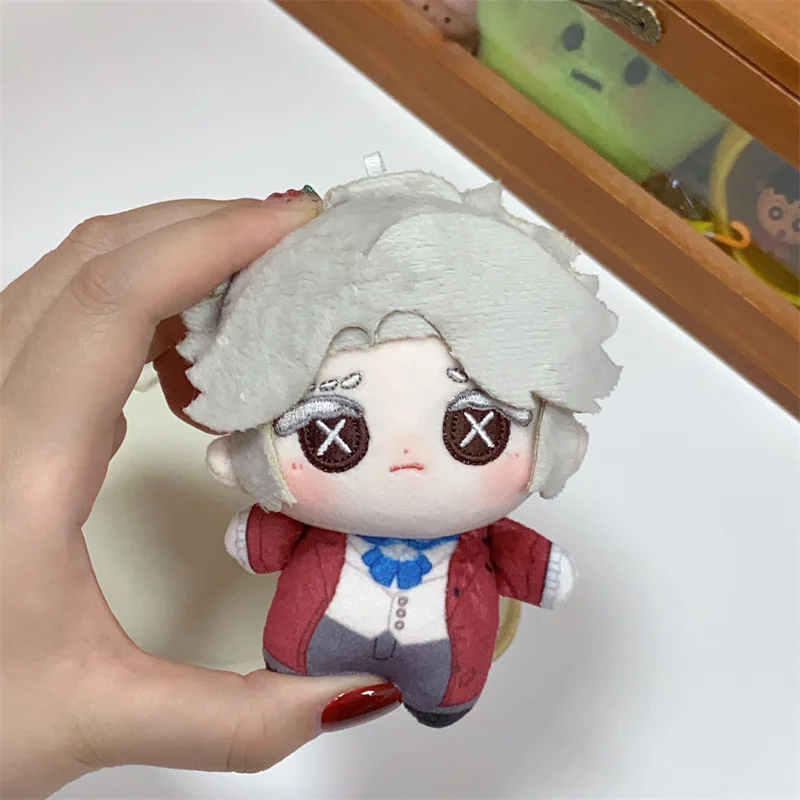 10cm juego Identity V compositor Kawaii Cosplay Mini NuNu cuerpo muñeca de algodón Frederick Anime suave Plushie juguete figuras accesorios regalo para seguidores