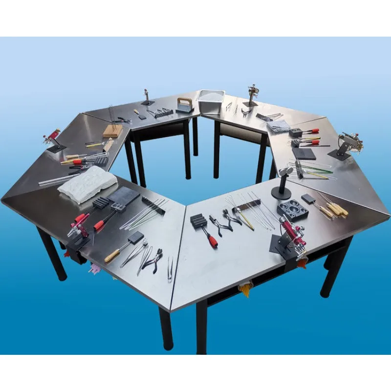 Lamplighter Burning Glass Table, Thermoplastic Glass Heat-resistant Table