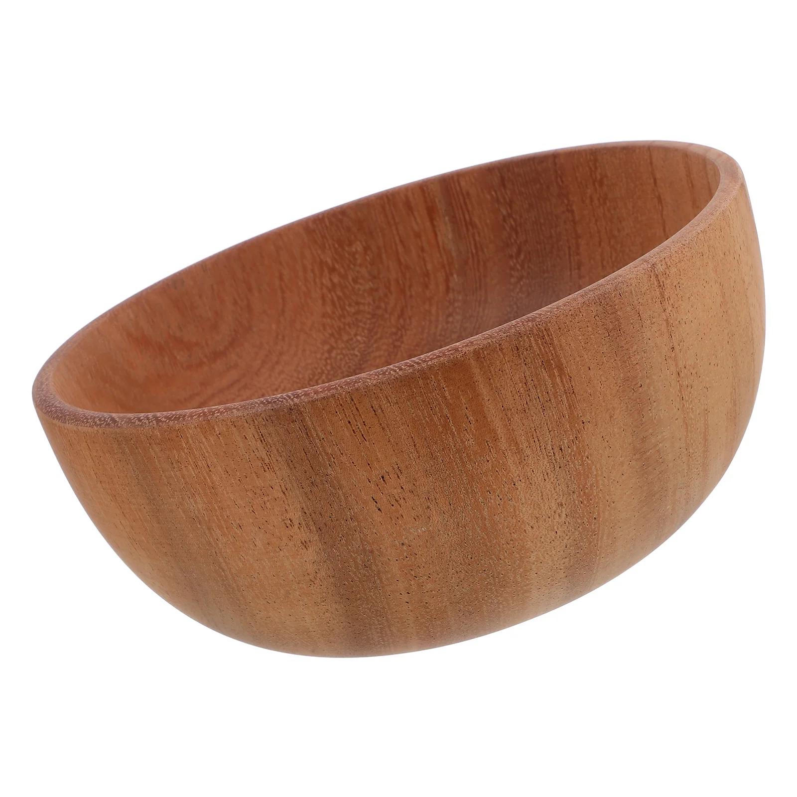 

Acacia Wooden Bowl Large Salad Mixing Breakfast Bowls Round Fine Craftsmanship Versatile Elegant Minimalist Vintage Style Safe