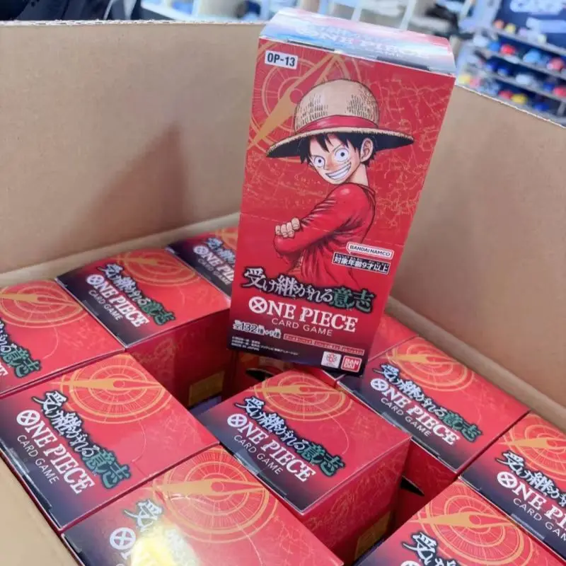 

Bandai Japan One Piece TCG Card Game OP13 Bear His Will Special Bonus Card Booster Box Collection Set For TCG Game Collectors