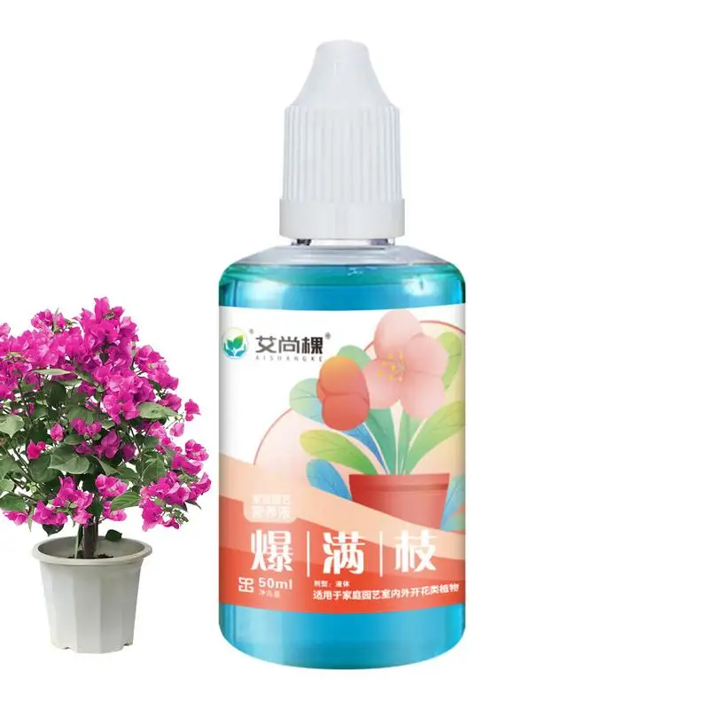 

50ml Flower Food Rose Food Flower Blossom FertilizerIndoor Plant Fertilizer Liquid Flower Food Gentle Fast For Garden Orchid