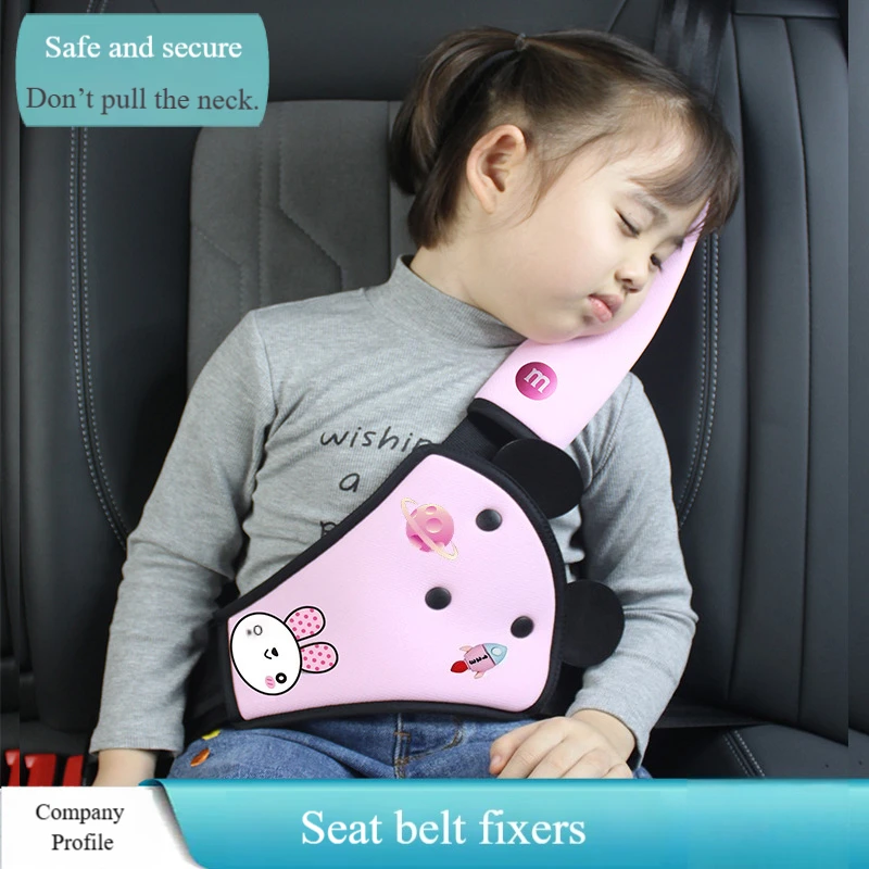 Car Child Safety Belt, Seat Shoulder Guard, Anchor, Safety Belt Protection Cover, Anti Pinch Neck Limiter, Belly Guard
