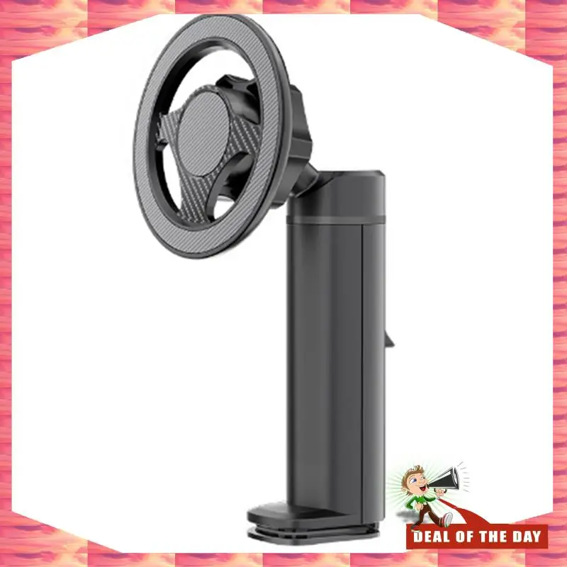 24-Hour Delivery Magnetic Airplane Phone Holder For Car Back Seat 360° Rotation Travel Desk Phone Mount Adjustable Stand