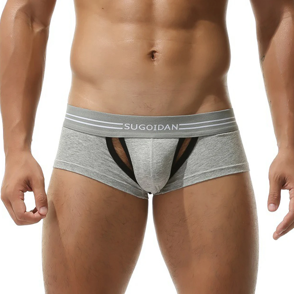 All Seasons Fashion Underwear Briefs Boxer Panties Trunk Underpants Breathable Cotton Jockstrap Low Waist Mens