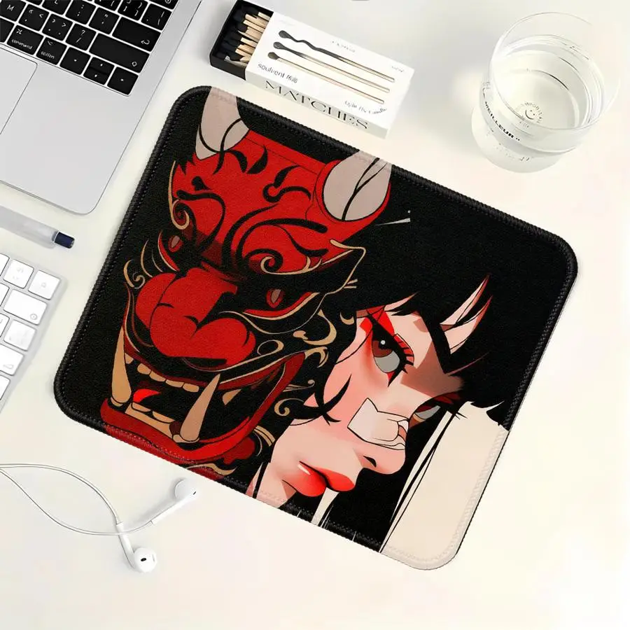 Mouse Pad office Pad Desk accessories Game Console Pad Keyboard Computer Laptop Pad overlock rubber Geisha Girl