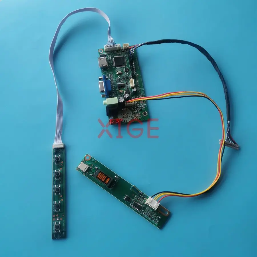 

For LT121SS TM121SV G104SN02 LTM12C278E LCD Display Controller Drive Board Kit DIY HDMI+VGA LVDS 20-Pins 800*600 800x600 1-CCFL