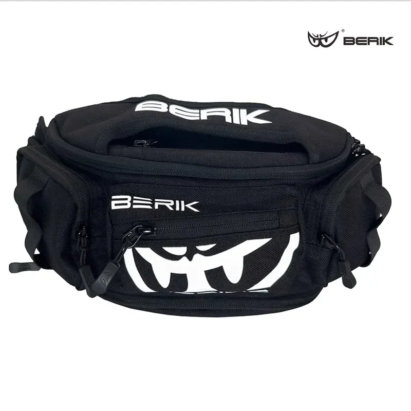 

Motorcycle Bag Men and Women Riding Fanny Pack Scratch Proof Motorcycle Commuter Leisure Storage Bag Moto Messenger Bag