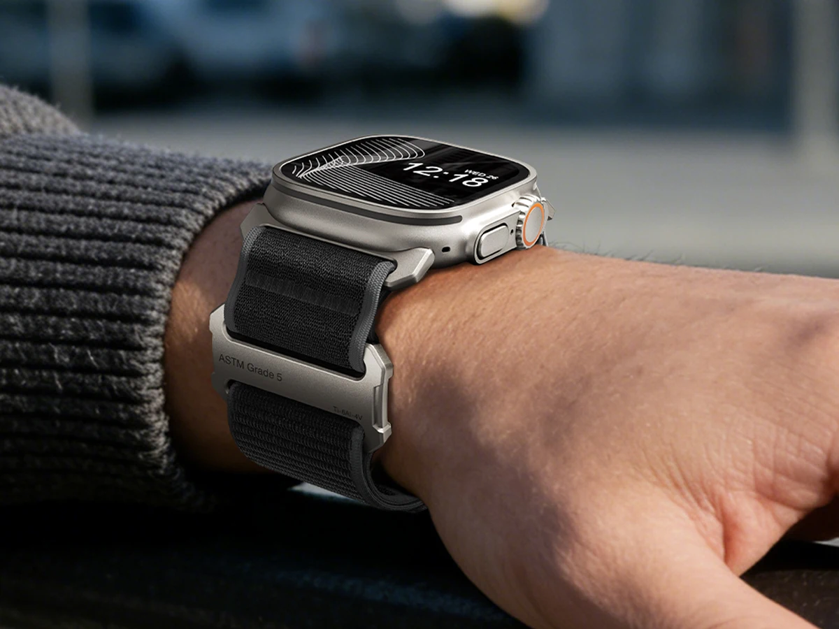 LULULOOK Titan-Nylon-Armband der Klasse 5 für Apple Watch Ultra 49 46 45 44mm, Titan-Armband für iWatch Ultra 3 S11 10 SE 9 8 7 6 5 4 – Detail 8