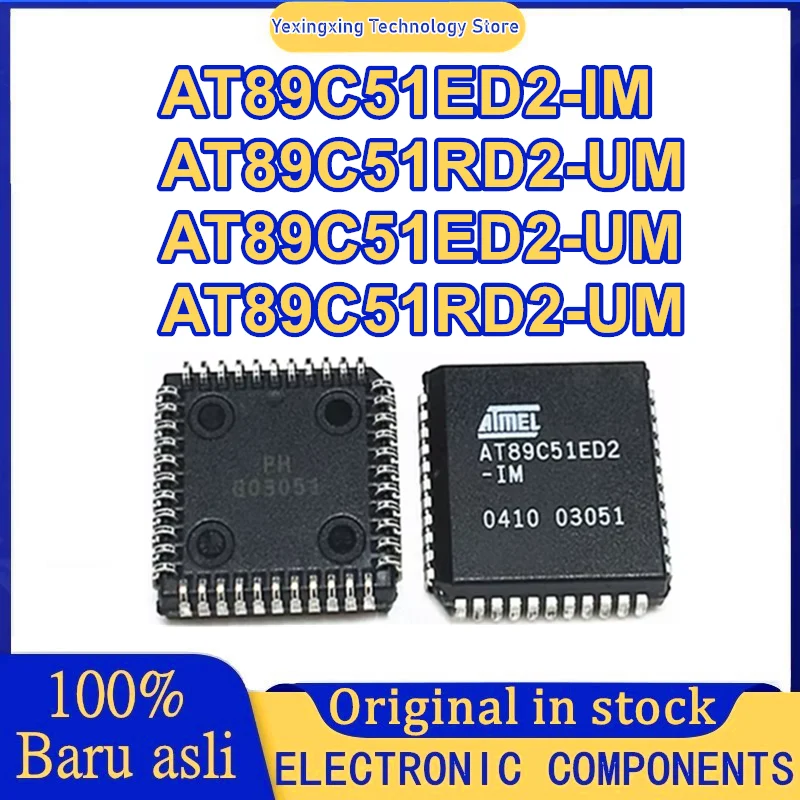 AT89C51ED2-IM DIP40 AT89C51RD2-UM QFP44 AT89C51ED2-UM AT89C51RD2-UM PLCC IC chipset nuevo en stock