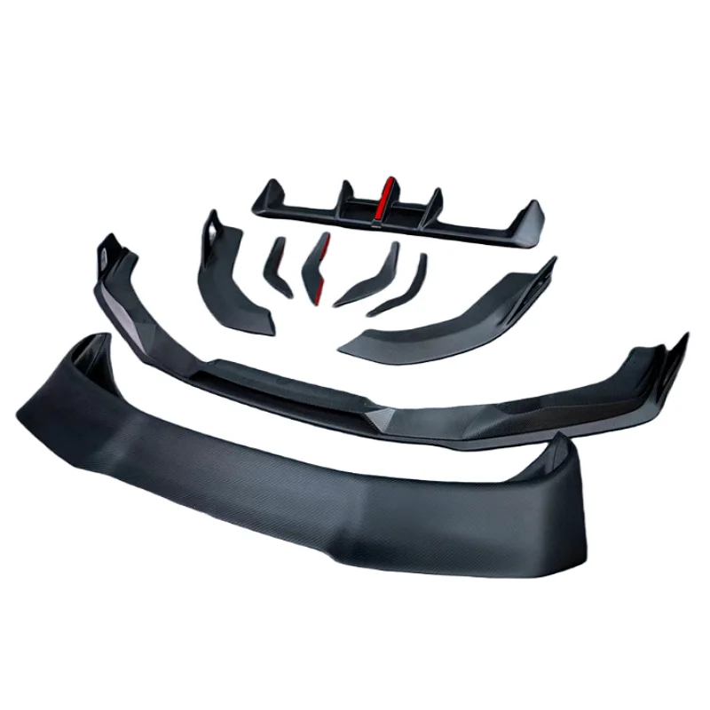 Carbon fiber front bumper edge side skirt rear diffuser rear spoiler for B M3 M4 G80 G82 body kit