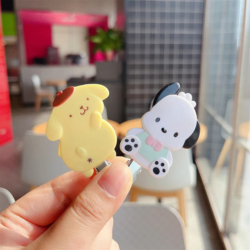 Sanrio Haarclip Schattige Cartoon Haarspeld Hoofddeksels Mooie Kant Knal Clips Voor Meisjes Vrouwen Haaraccessoires Geschenken