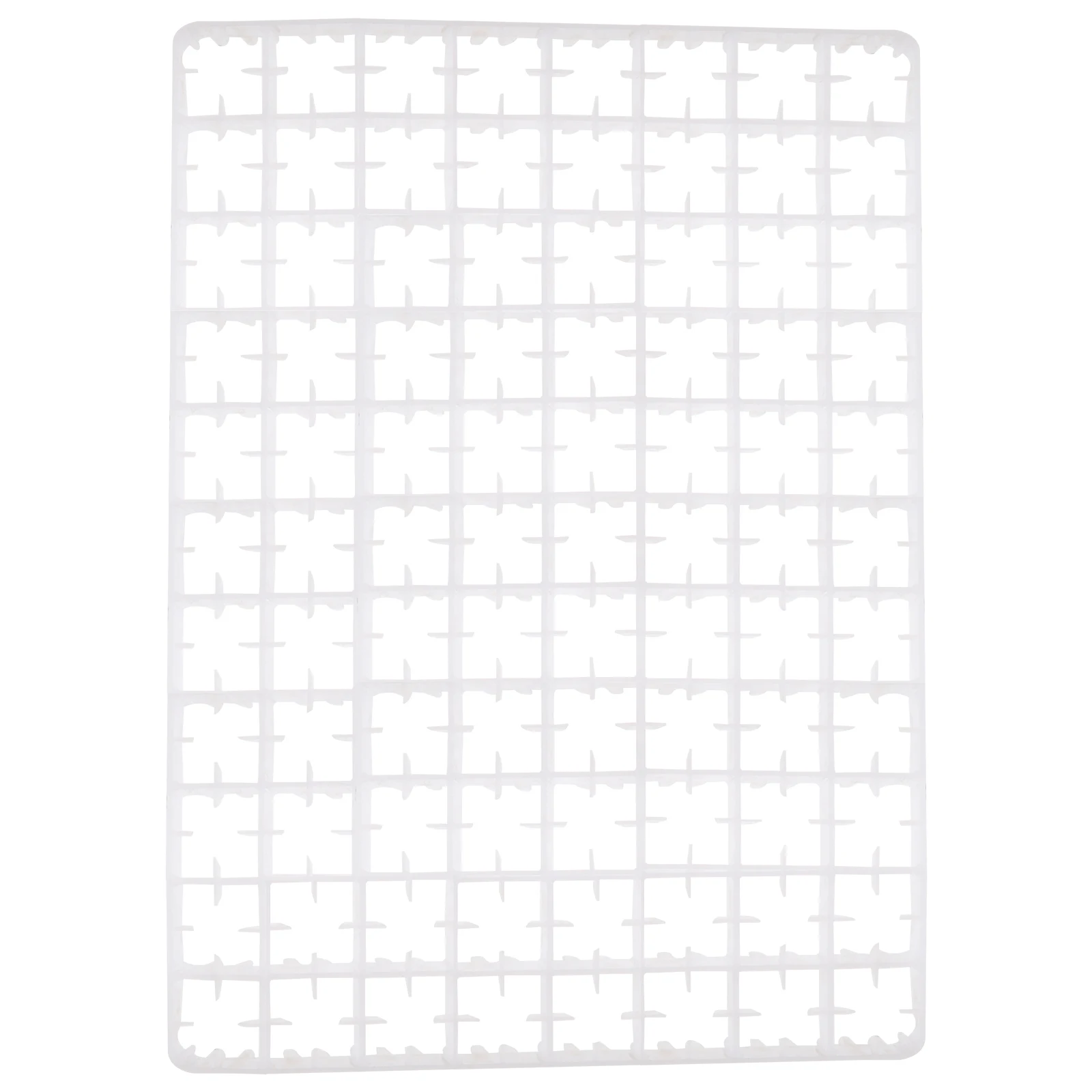 

1pc 88 Grids Container Refrigerator White Durable Protective Protective Egg Holder Egg Container Tray Device Home Use