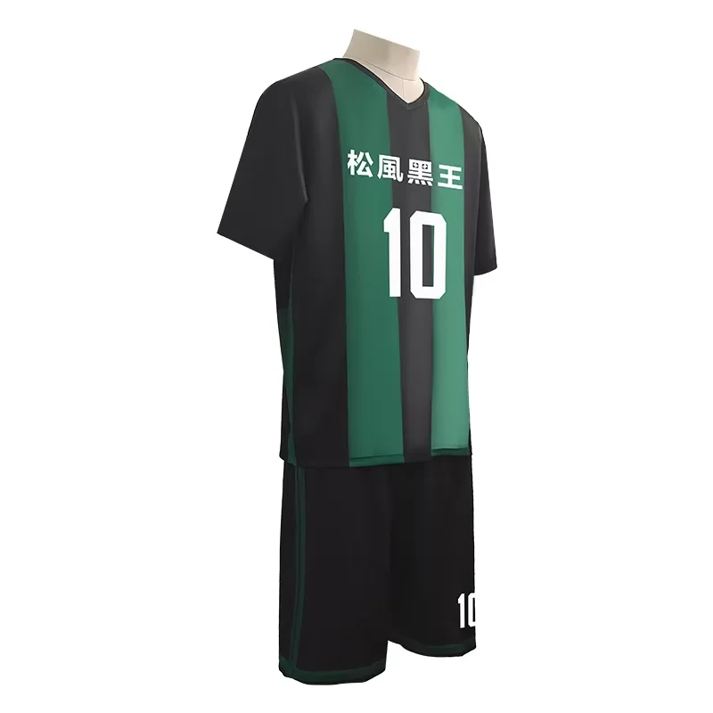 Anime azul bloqueioyosuke cosplay trajes camisa de futebol kira ryosuke uniforme de futebol topos shorts traje de festa de halloween