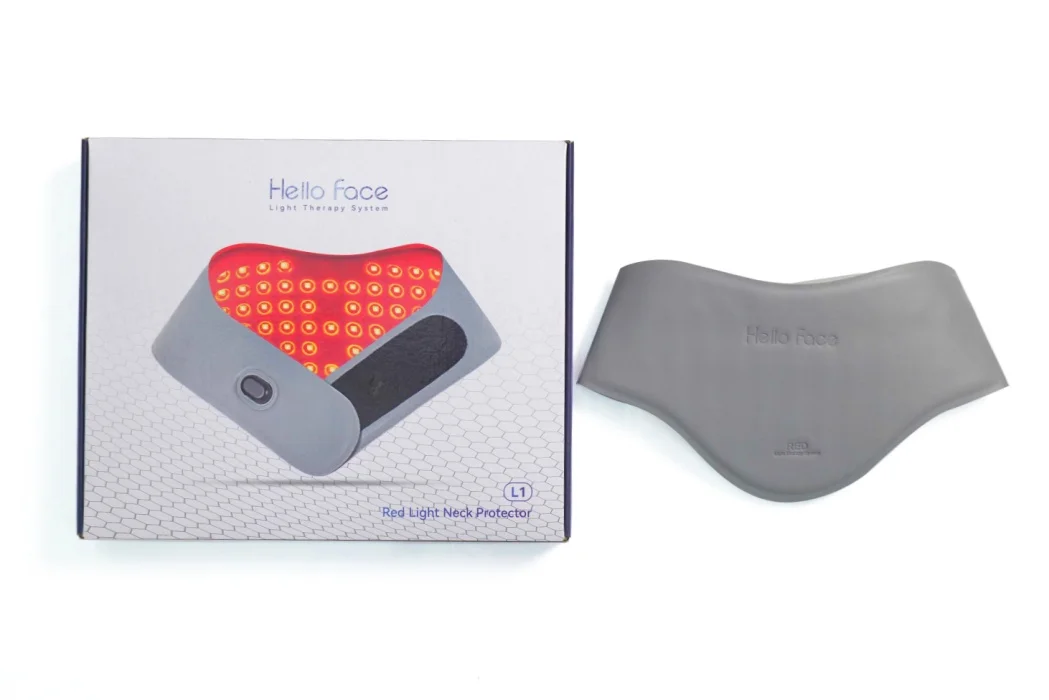 660nm 850nm Portable LED Red Light Therapy Neck Massager Strap Cervical Nape Muscle Relief 147 LEDs Infrared Neck Therapy Wrap