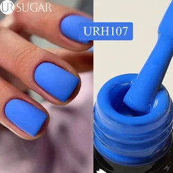 UR SUGAR Matte Klein Blue Gel Nail Polish 7ml Glass Bottle Autumn Winter Deep Color Semi Permanent Soak Off UV LED Gel Manicure