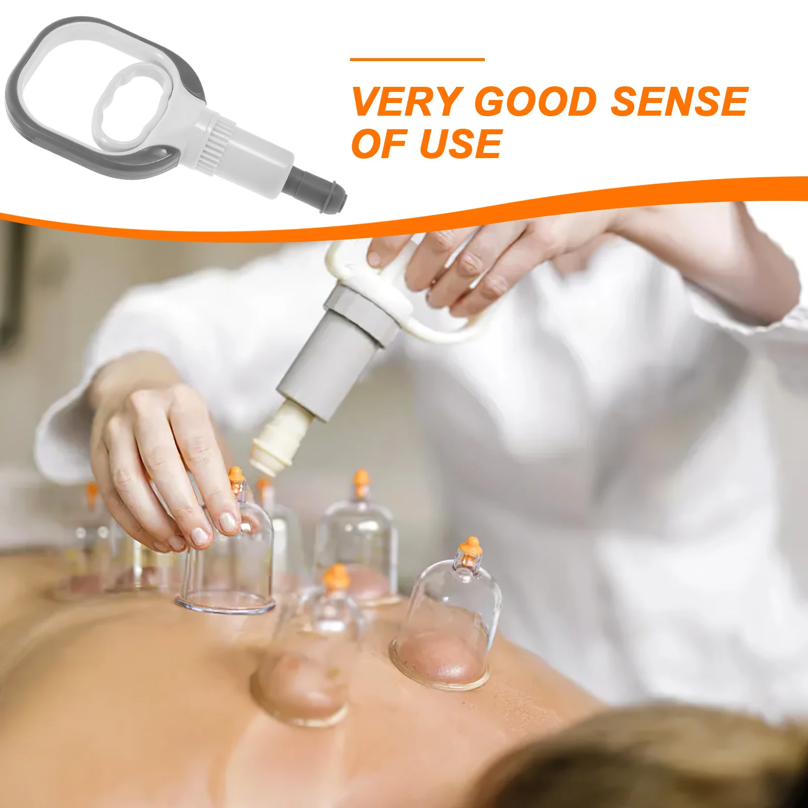 

Plastic Vacuum Cupping Tool Portable Body Massage Therapy Suction Pump Muscle Relaxation Cupping Device Suction Pump for Body