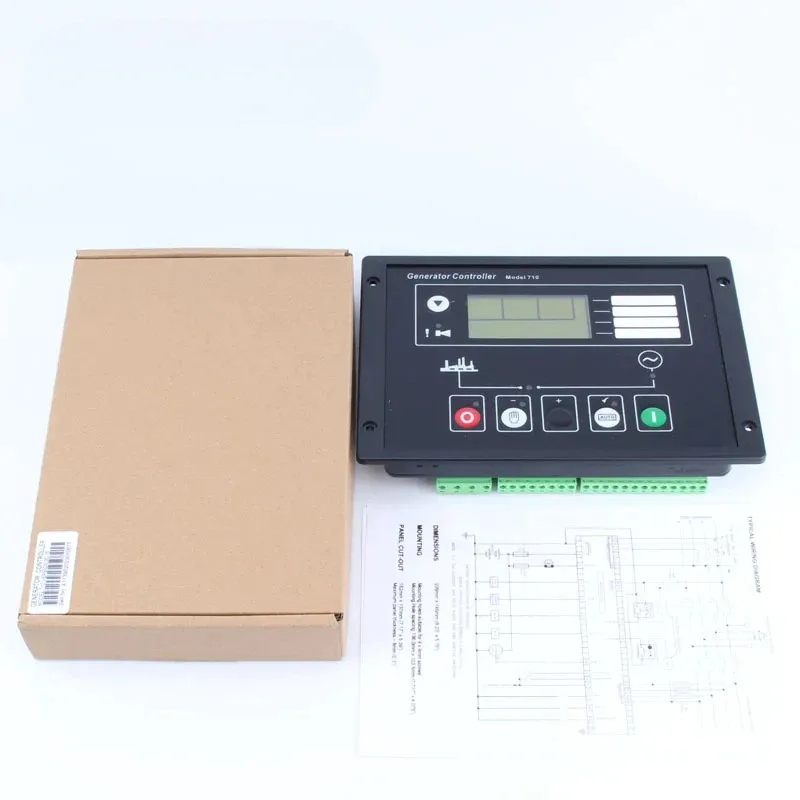 DSE710 DSE720 استبدال وحدة التحكم الذاتي بدء وحدة التحكم مولد الديزل أعماق البحار عرض المولدات شاشات DSE 710 #6