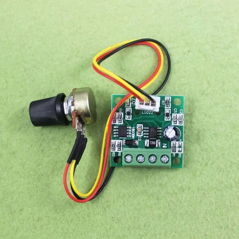PWM DC 모터 레귤레이터 저전압 1.8v 3v 5v 6v 12v 모터 드라이버 속도 컨트롤러 모듈 전류 제어 출력 0-2A DIY 공급