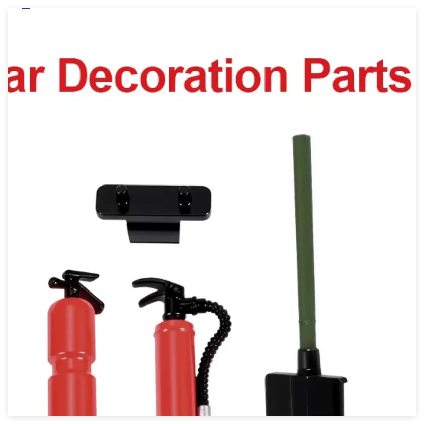

AUSTARHOBBY RC Car Decoration Parts Extinguisher Oil Drum Shovel For SCX10 AXAIL D90