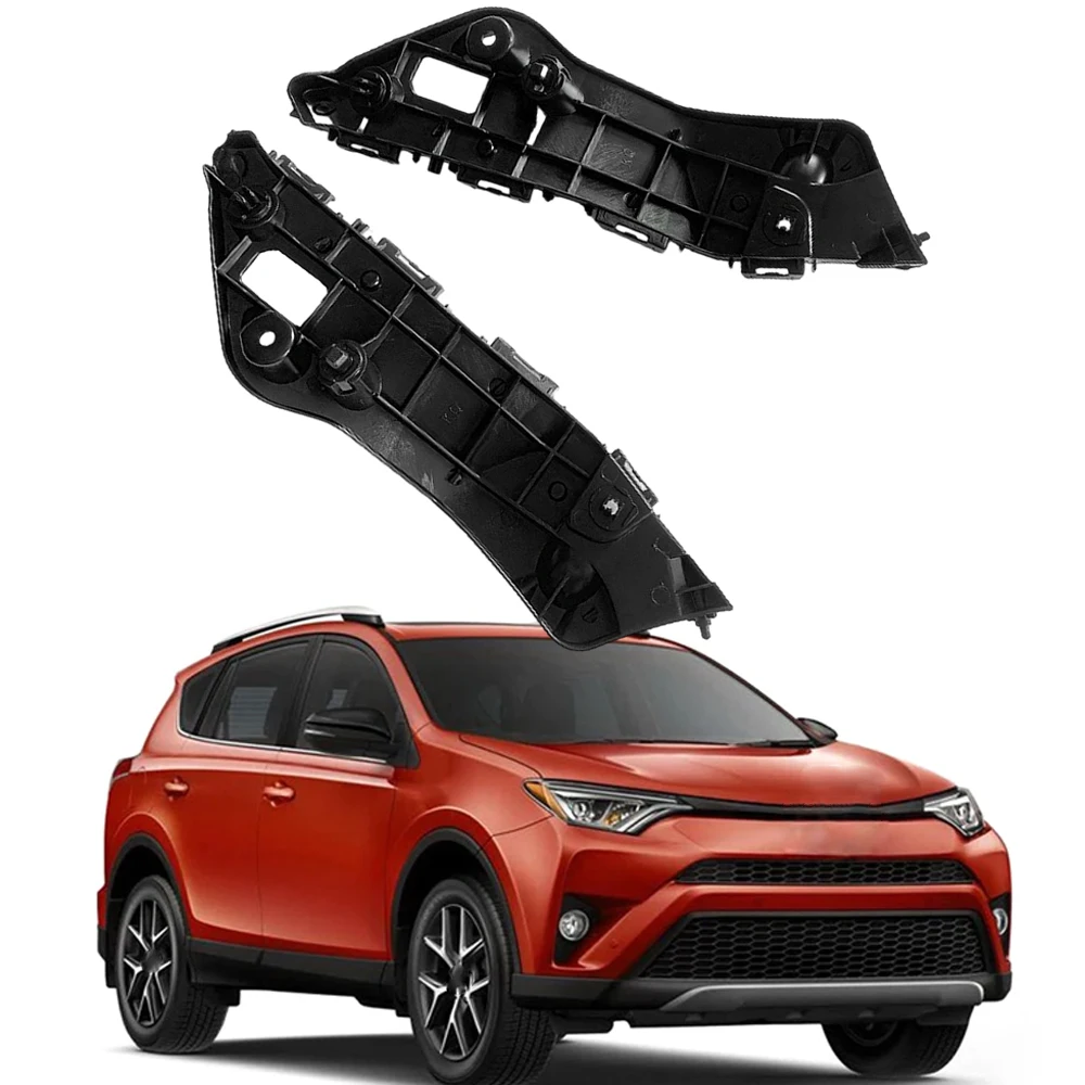 1 Pair Car Front Bumper Holder Bracket for Toyota Rav4 2016 2017 2018 Front Left Right Bumper Bar Support Bracket 52536-0R060