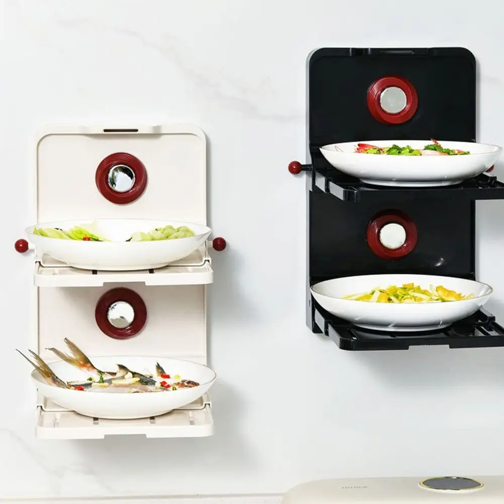 

Многослойная стойка для приготовления пищи, складная складная стойка для приправ без перфорации, компактная присоска