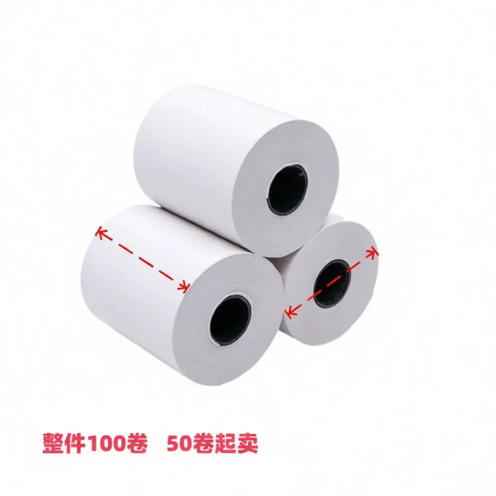 Advanced Thermal Receipt Paper Roll For POS Machines Office Billing Paper Supplies 80x80 57x50 57x40 Durable Material