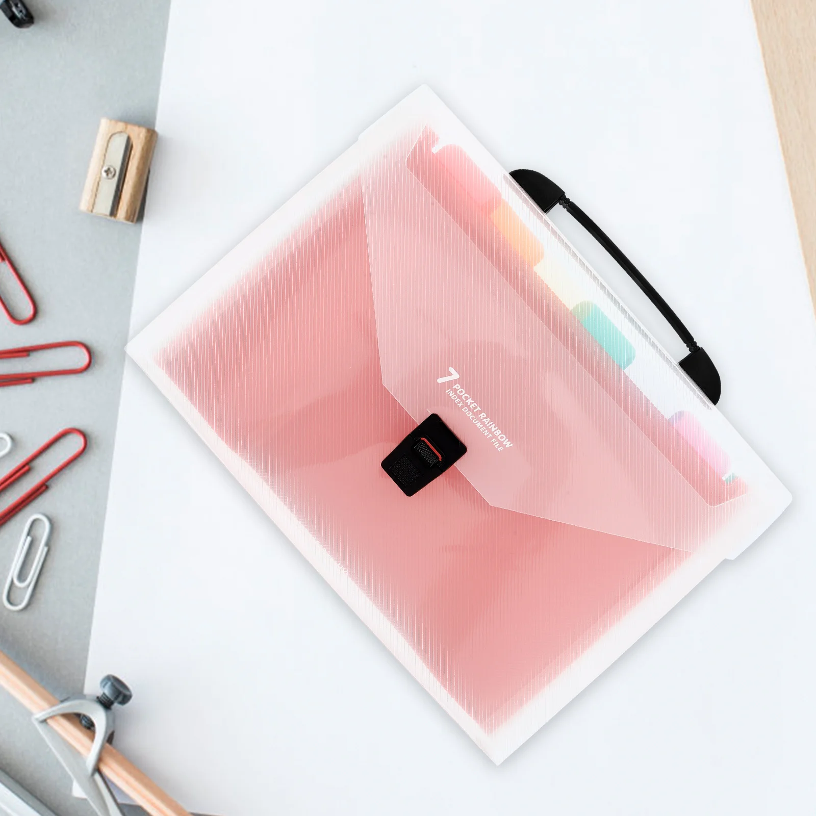 Pengatur Dokumen Akordeon Binder Pengatur File Portabel Kapasitas Besar Multi Kantong Folder Tas Penyimpanan Tagihan dan Struk