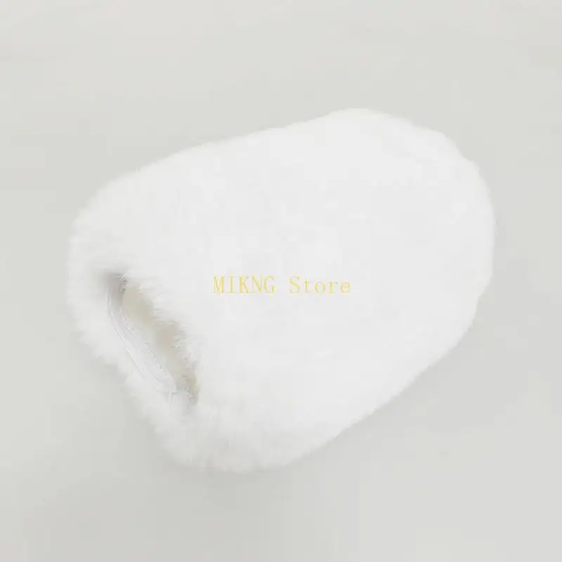 Babrillero viento espirel fídrico artificial suave para micrófonos MC8 Cover a prueba viento Mejora las experiencias