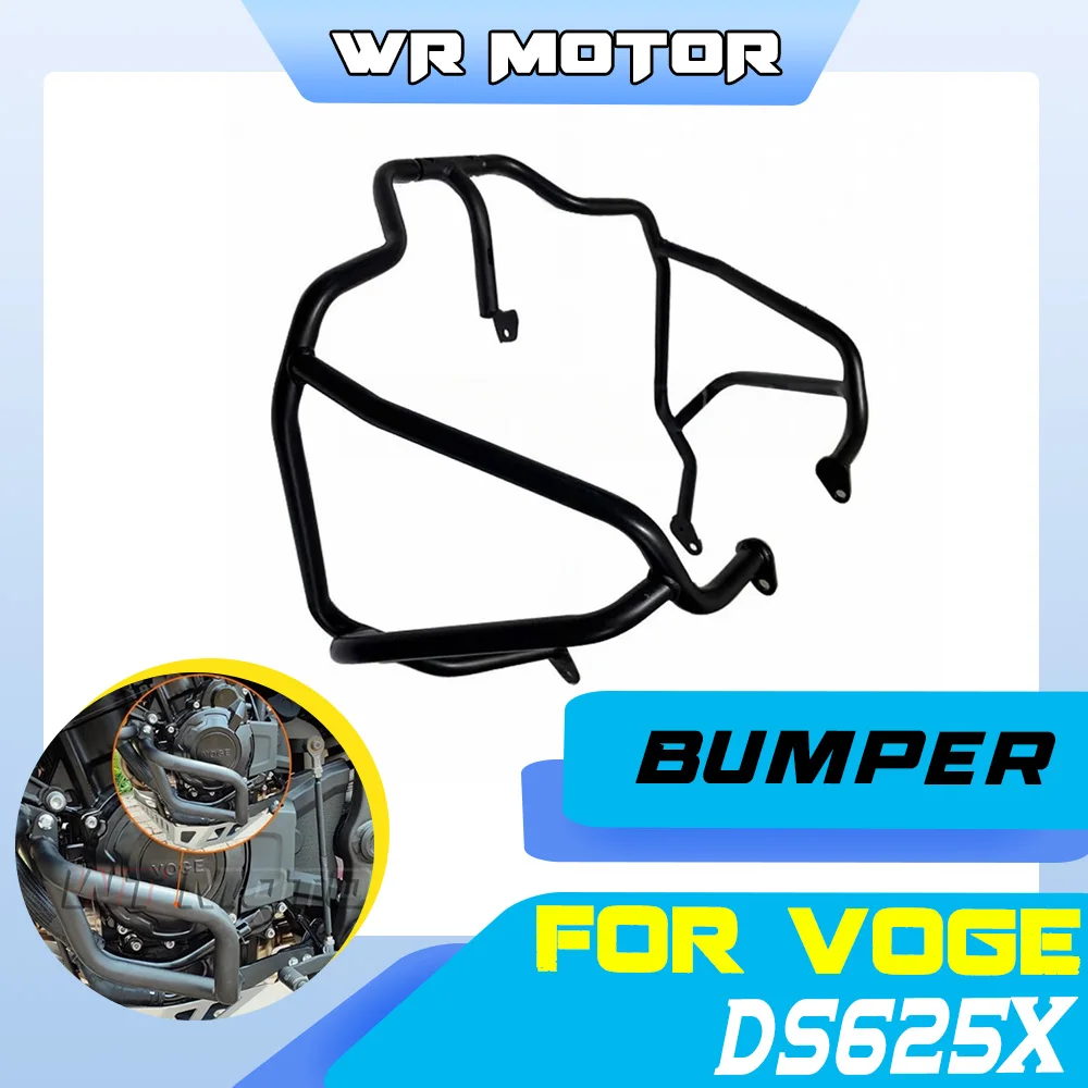 Complete Lower Engine Guard Kit Left Right Bumper & Connect Bracket For VOGE DS625 Anti‑Collision Mod Parts