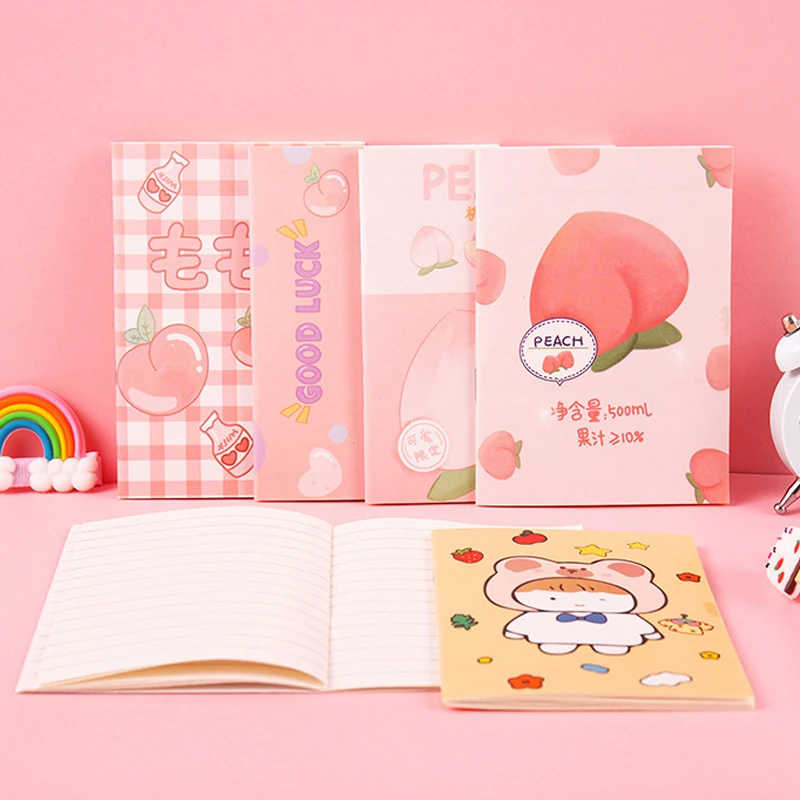 10pcs/pack kawaii Mini Notebook Cartoon Notepad child Diary Planners Cute things Memo Pads Note book For Girls School Stationery