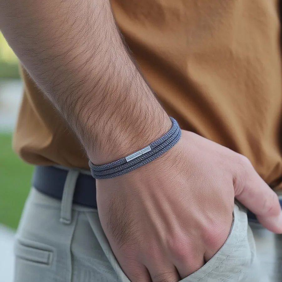 Stylish Handmade Multilayer String Bracelet for Men