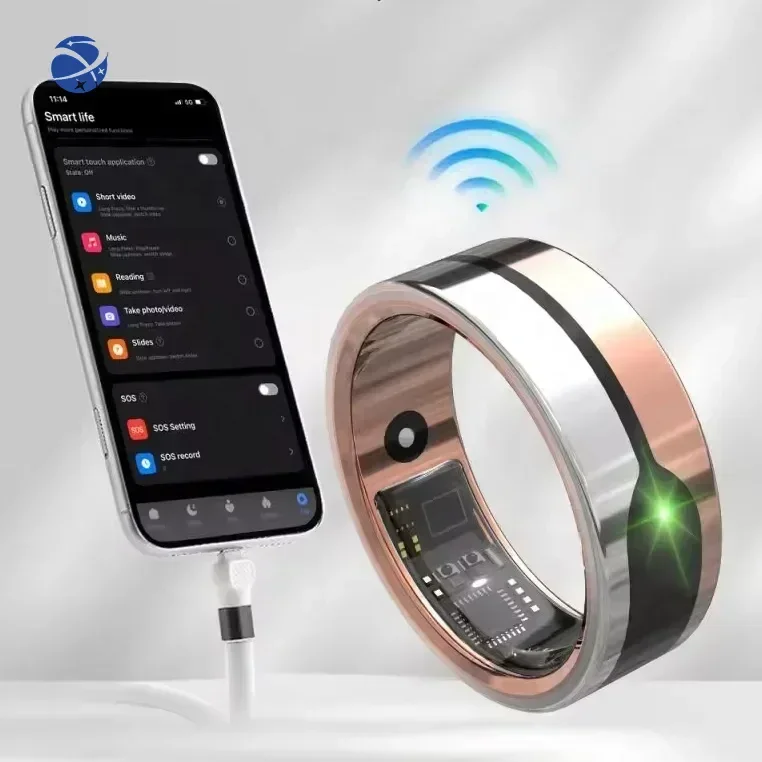 

Smart Ring Phone Stainless Steel Rings Men High Quality Fashion Luxury Finger Ring For Girls Women