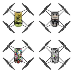 skulls Colorful PVC Stickers For DJI TELLO Waterproof Skin for Drone Body Arm Remote Control Protector for DJI TELLO accessories