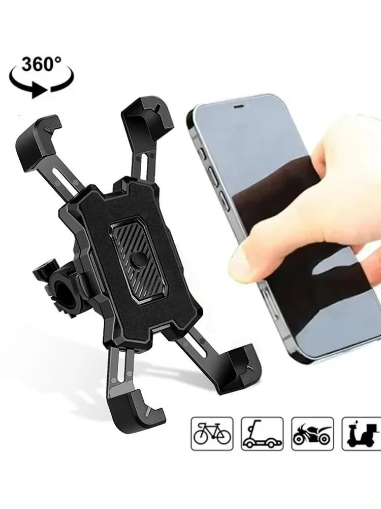 AliExpress NONE 360° Rotation Bicycle Phone Holder Motorcycle Handlebar Phone Mount Scooter Bike Phone Stand Bracket For iPhone Xiaomi Samsung