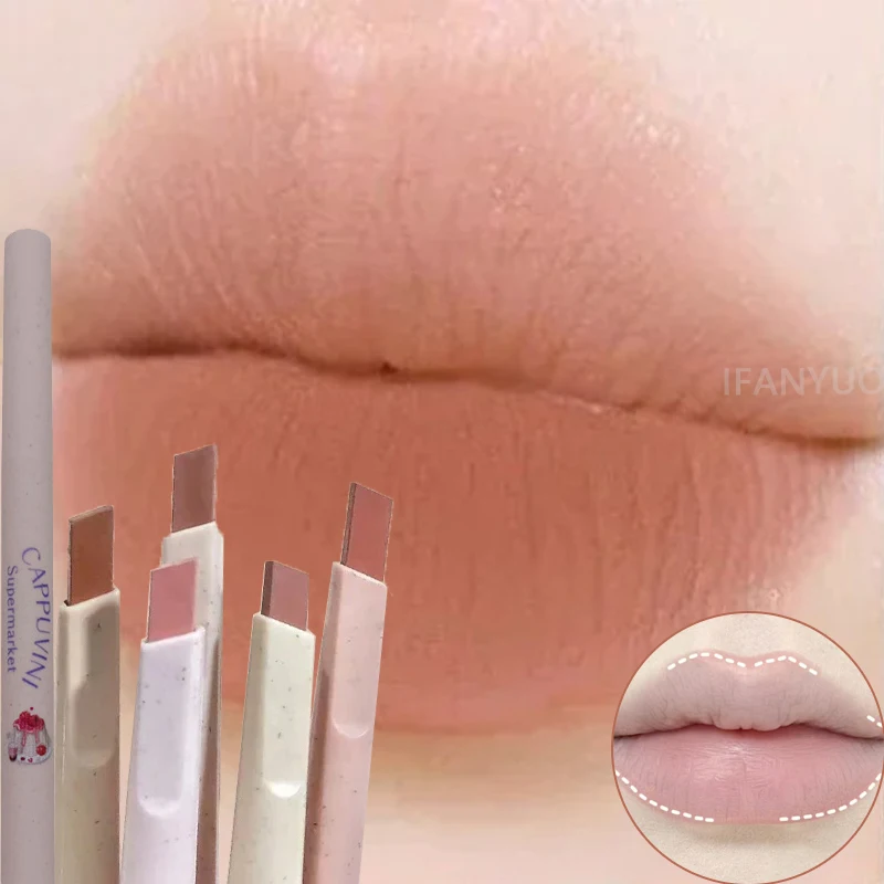5Colors Nude Lipliner Pen Matte Velvet Lip Liner Pencil Contour Makeup Sexy Red Not Easy To Fade Lip Stick Long Lasting Cosmetic