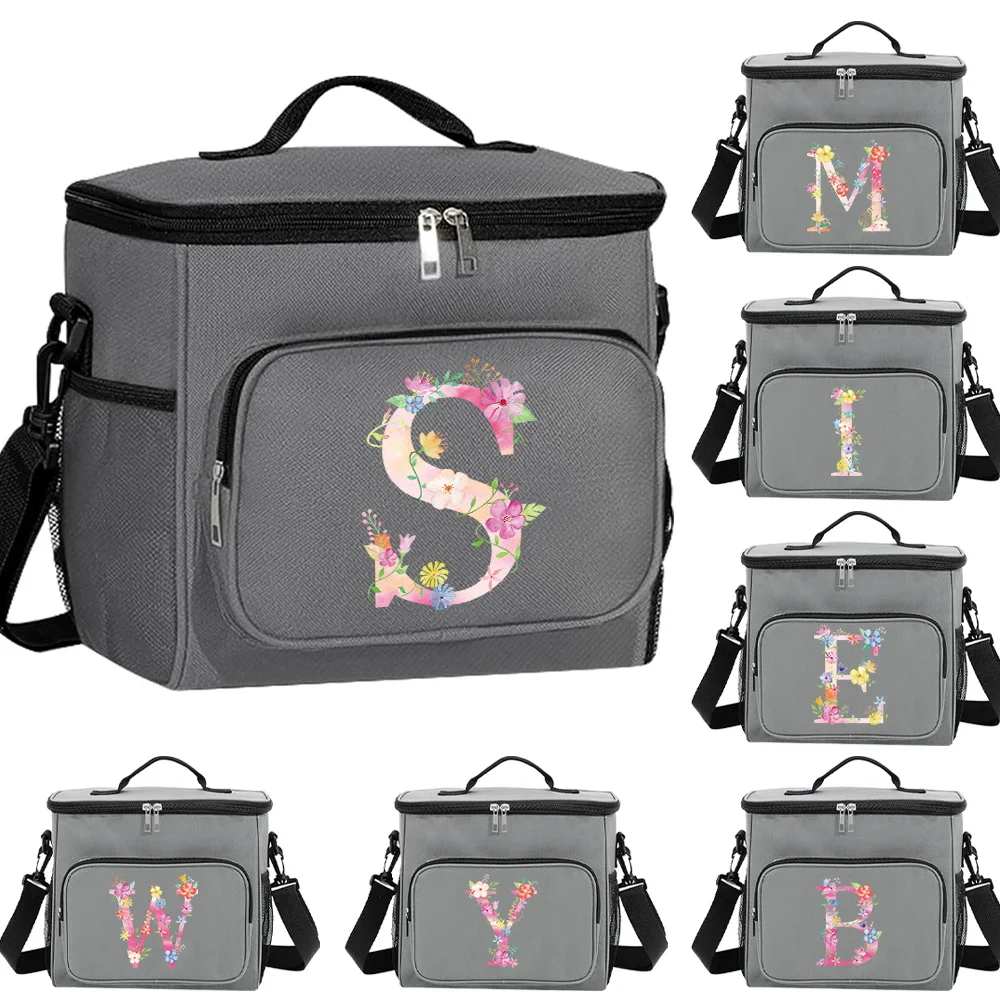 Everyday Use Handheld Storage Bags Portable Handheld Lunch Bag Cooler Box Outdoor Travel Single‑shoulder Lunch Bag