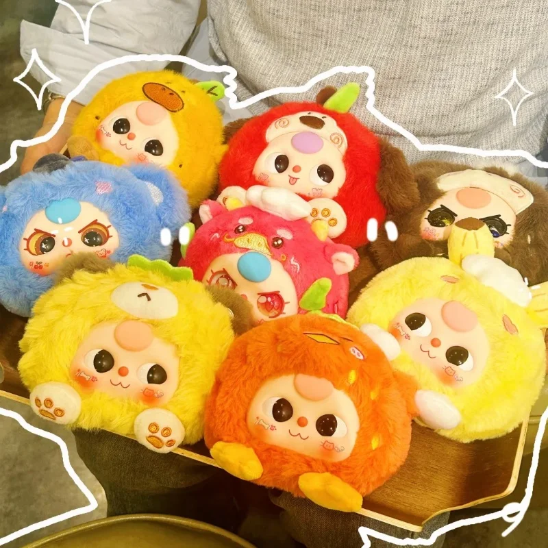 Hot Genuine Baby Three Fruit Series Vinyl Blind Box Doll Christmas Series Cute Vinyl Doll Mystery Box Collection Christmas Gifts