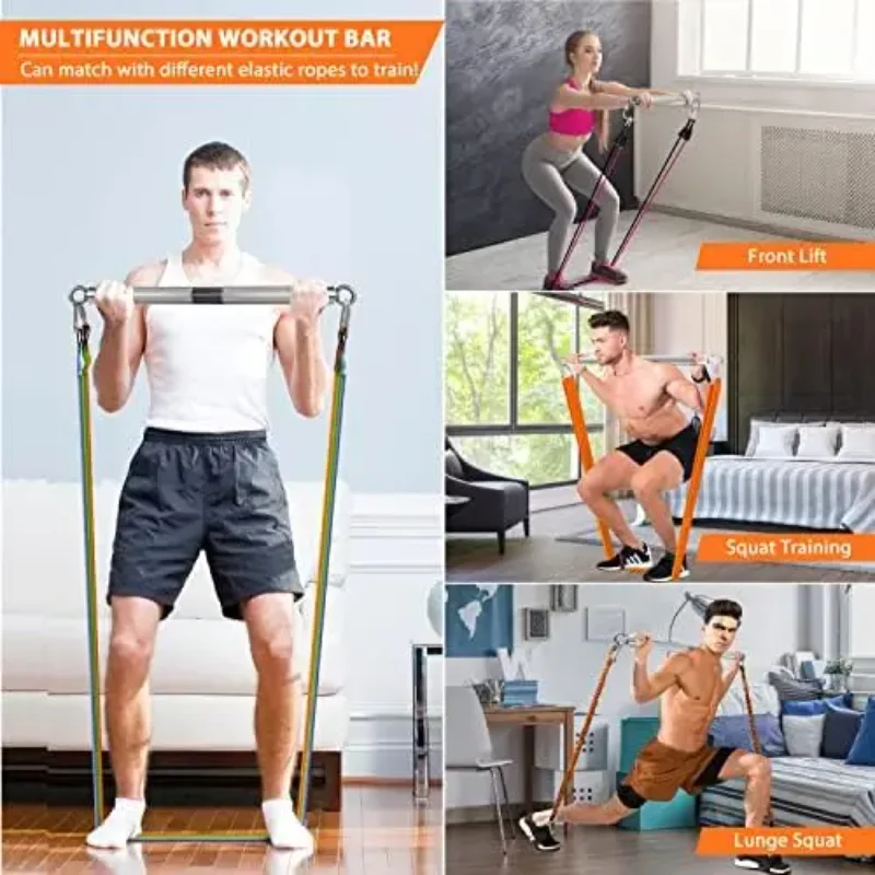 Detachable Resistance Bands Bar 30