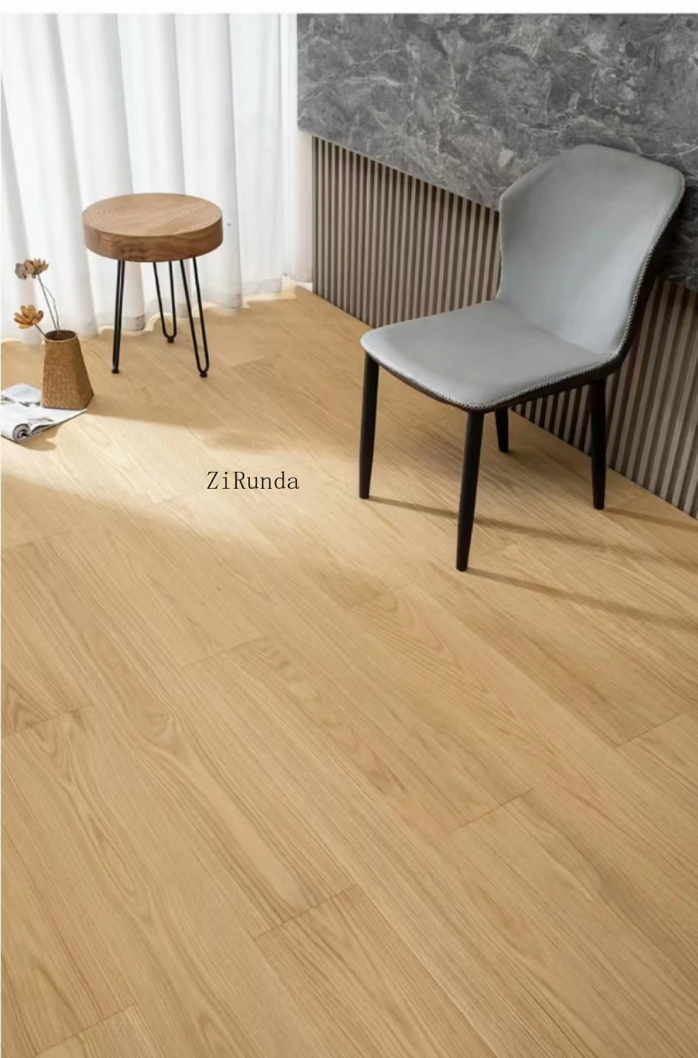 맞춤형 프리미엄급 AB 등급 원목 마루 화이트 오크 산업용 원목 마루 호환 가능