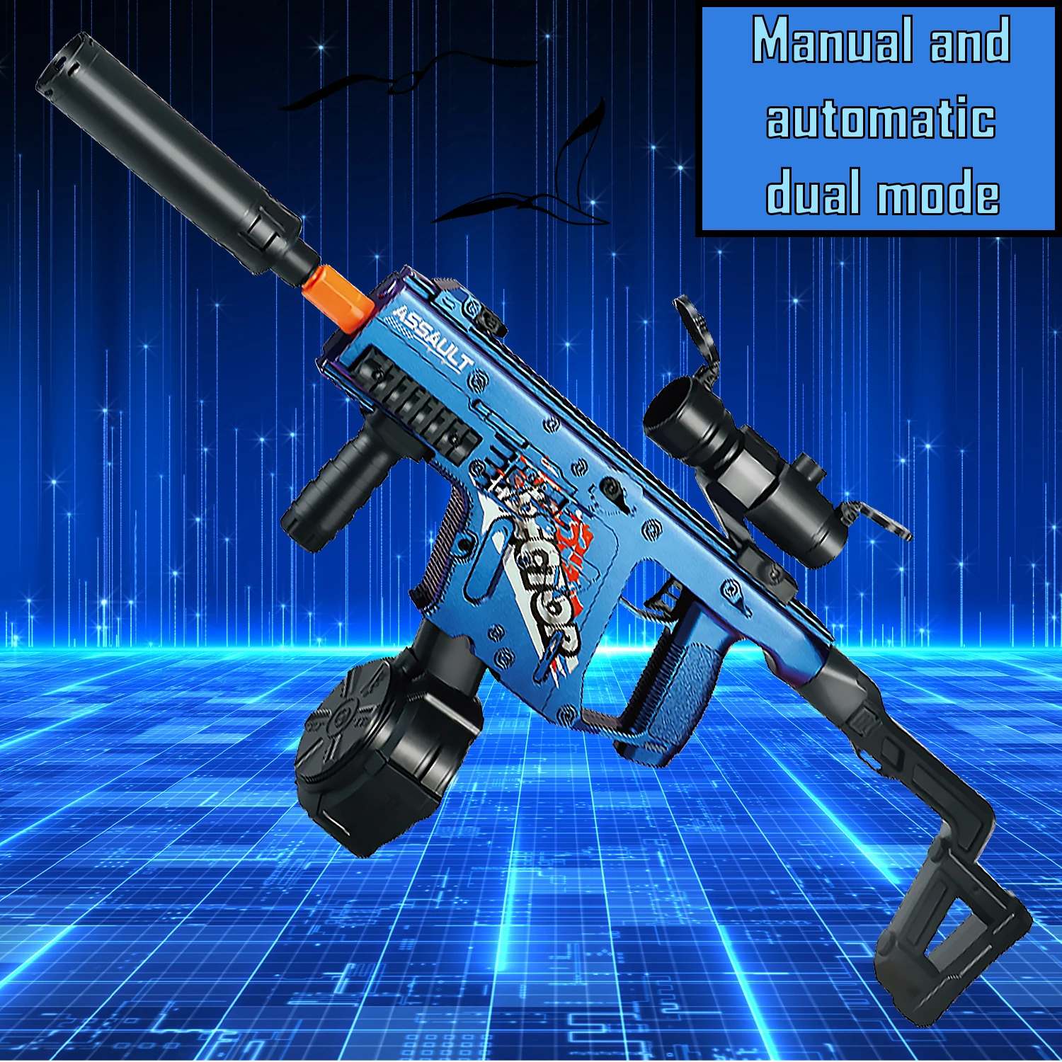 Gel-Kugelpistole, elektrische Kugelpistole, Orbeez-Pistole, coole Spielzeugpistole, wiederaufladbares Spritzball-Spielzeug, (geschosse nicht im Lieferumfang enthalten)