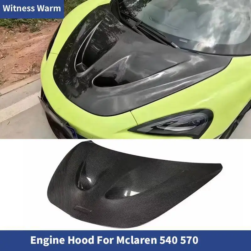Capot avant en fibre de carbone forgée pour Mclaren, capot moteur, kit de carrosserie, 540, 570