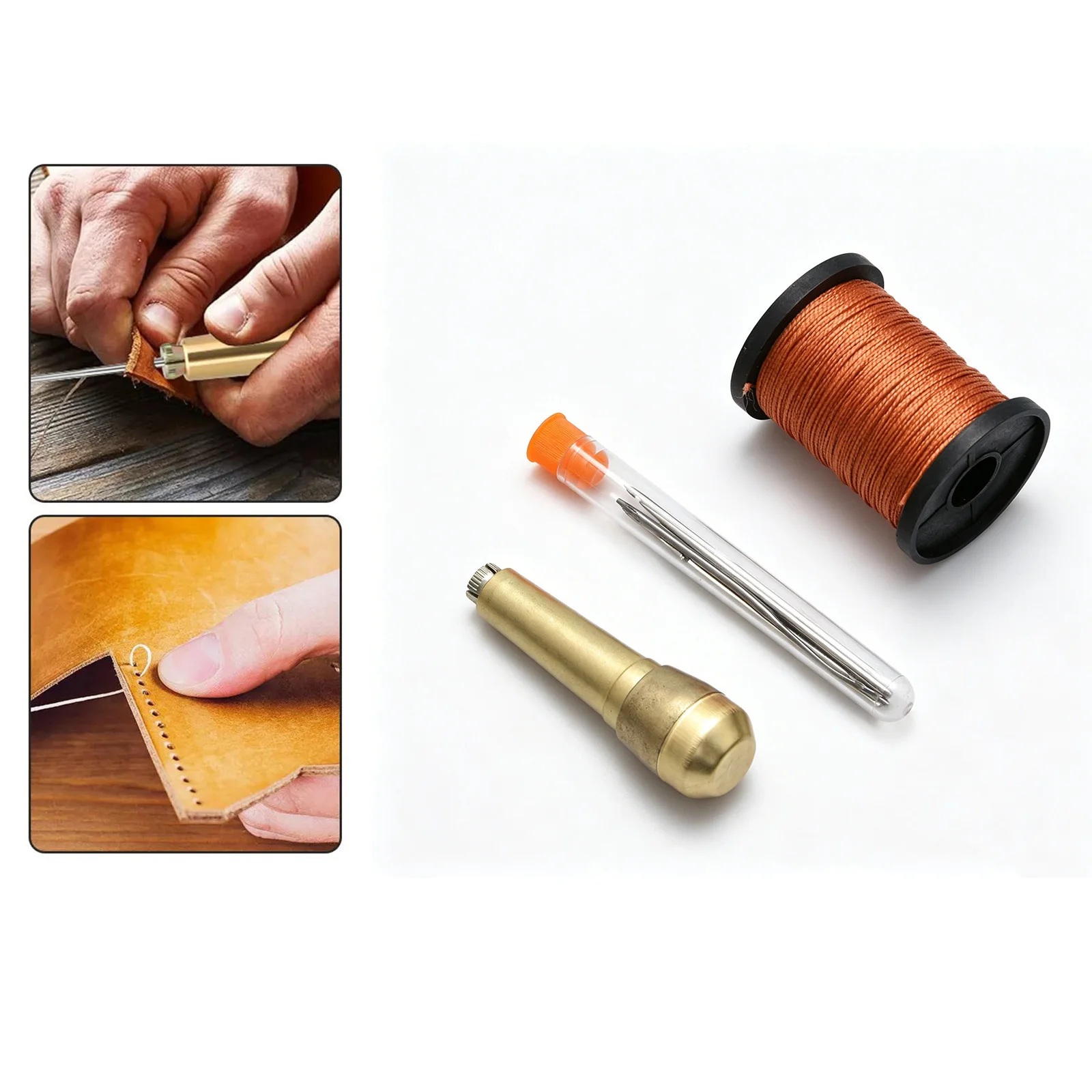 10Pcs Leather Sewing Awl Set Replacement Multifunctional Shoes Repair Tools Kit Punch Stitching Needles DIY Sewing Leathercraft