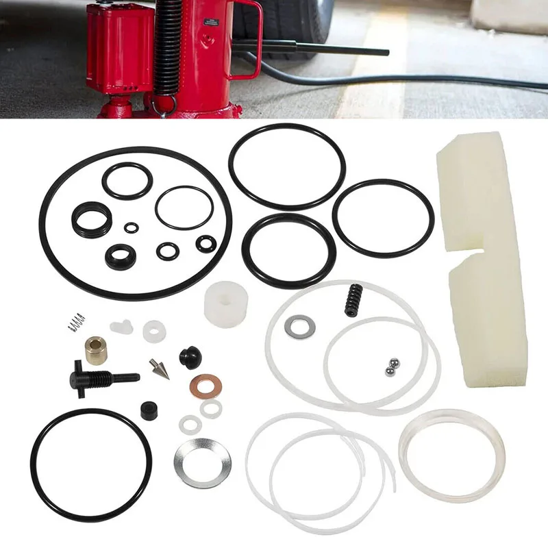 

Air/Hydraulic Bottle Seal Replacement Kit 5302-Mrk , Suitable for Major Repairs for 20-Ton Pneumatic Air/Hydraulic Bottle Jacks