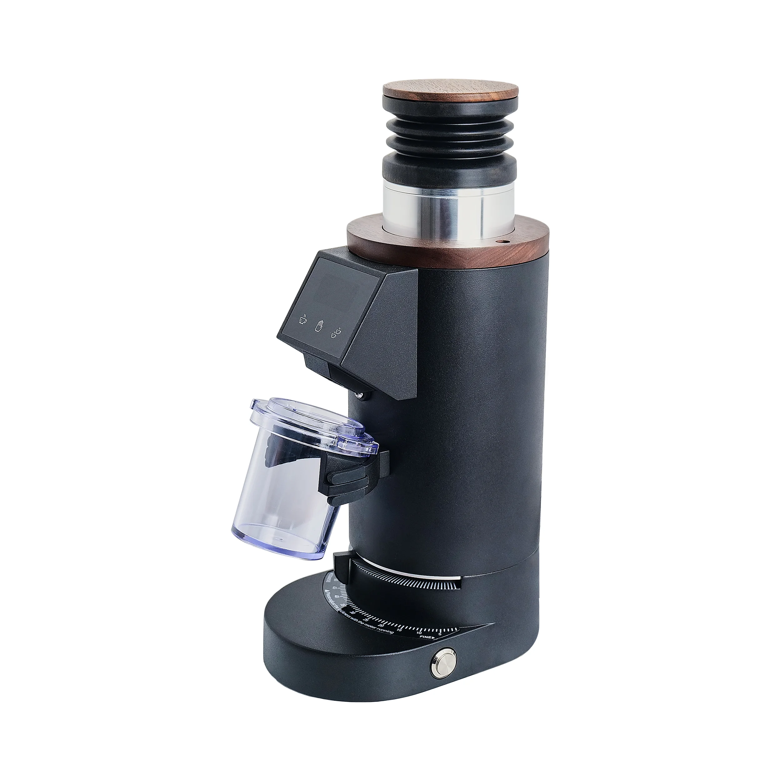 One-touch Electric  Commercial Semi-automatic Espresso Coffee Grinder Touch Control Coffee Bean Grinder 64mm Flat Burr Titanium