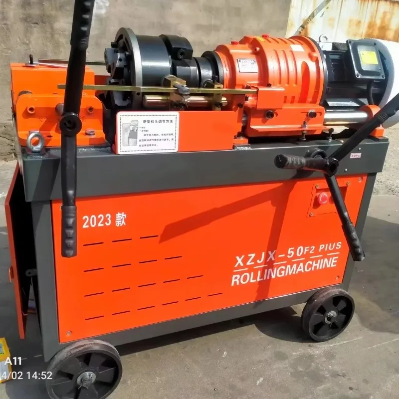 Steel Bar Rolling Machine and Screw Making Machine Dual Function Thread Rolling Equipment for Rebar and Fasteners Home Use view 3