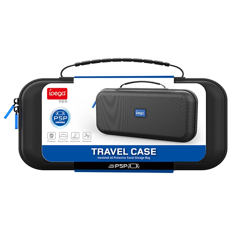 Ipega Carrying Case for PS5 Portable Waterproof & Shockproof Portable Bag with Handle, Durable Gaming Console Storage Bag