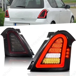 Pair LED Taillights For Suzuki Swift 2006 2007 2008 2009-2016 Tail Light Taillamp Rear Lamp Brake Fog turn signal Light Assembly