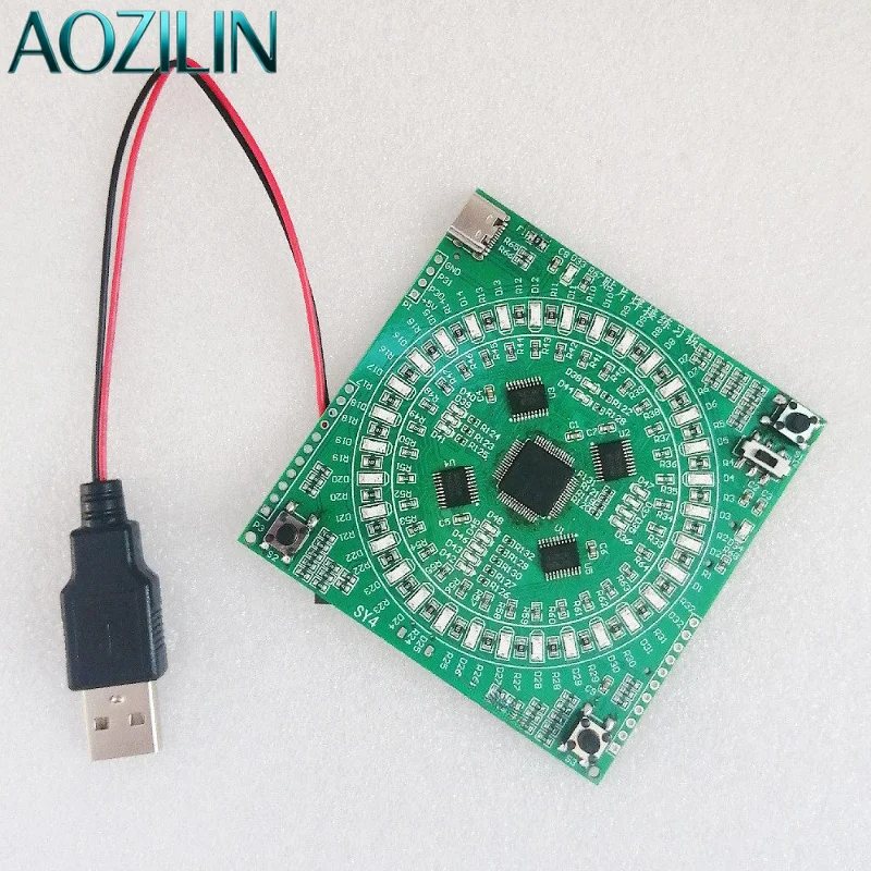 AOZILIN DIY Soldering Training Kit with LED Display Board for Beginner Electronic Assembly and Learning