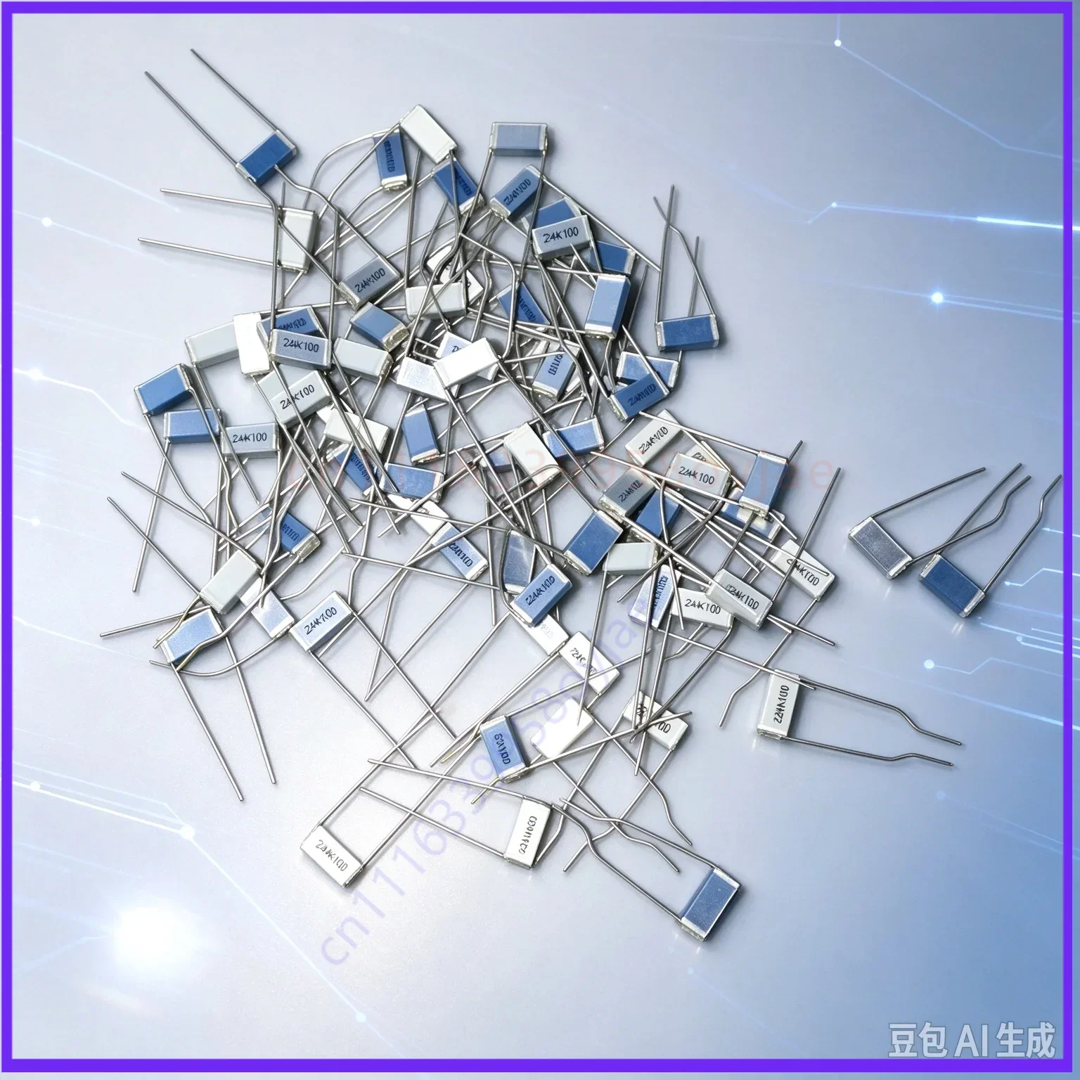 Fresh for EPCOS 0.22UF 100V Stack Coupling Crossover Non-polar Capacitor  200pcs