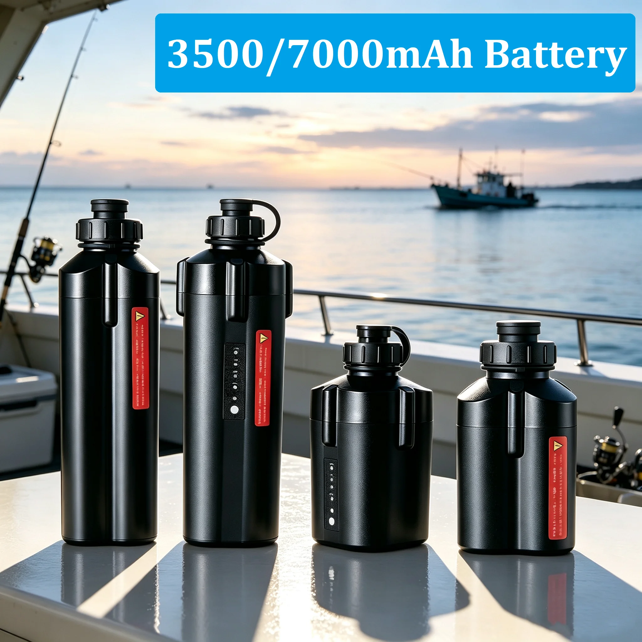 14.8V 3500/7000mAh Electric Reel Saltwater Fishing Electric Fishing Reel Sea Fishing Power Lithium Battery for Daiwa SHIMANO